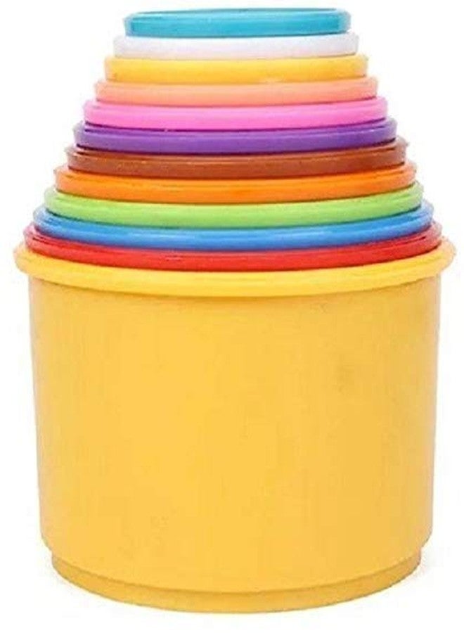 Naksh Build Up Beakers Preschool Toy Educational Building Blocks 10 Piece - Image 3